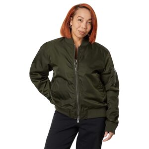 LABEL Go-To Bomber Jacket (Olive) Women's Clothing