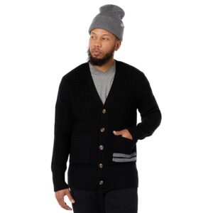 LABEL Go-To Cardi (Black/Light Grey) Men's Clothing