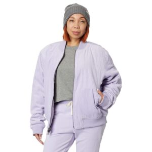 LABEL Go-To Corduroy Bomber (Lavender) Women's Clothing