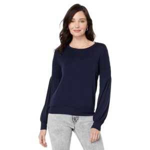 LAmade Leandra Smocked Pullover (Dark Night) Women's Clothing