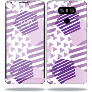 LGG6-Purple Pentagon Skin for LG G6 Sticker Wrap Cover Sticker - Purple Pentagon