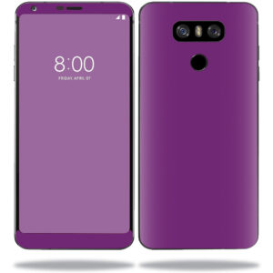 LGG6-Solid Purple Skin for LG G6 Sticker Wrap Cover Sticker - Solid Purple