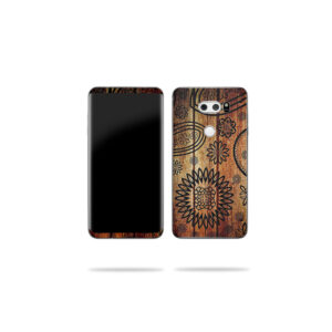 LGV30-Wooden Floral Skin for LG V30 - Wooden Floral