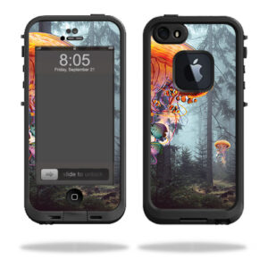 LIFIP5S-Electric Jellyfish Skin for Lifeproof iPhone 5, 5S & SE Case Fre - Electric Jellyfish
