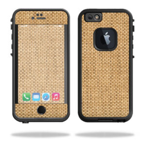 LIFIP6-Wood Weave Skin for Lifeproof iPhone 6 & 6S Case Fre Wrap Cover Sticker - Wood Weave