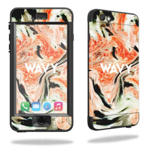 LIFIP6NUD-Wavy Skin for Lifeproof Nuud iPhone 6 Case - Wavy