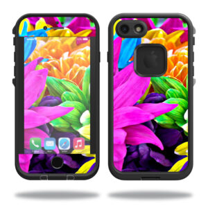 LIFIP7-Colorful Flowers Skin for Lifeproof iPhone SE 2020 7 & 8 - Colorful Flowers