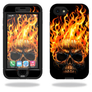 LIFIP7NUD-Hot Head Skin for Lifeproof Nuud iPhone SE 2020 7 & 8 Wrap Cover Sticker - Hot Head