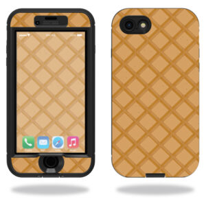 LIFIP7NUD-Waffle Sole Skin for Lifeproof Nuud iPhone SE 2020 7 & 8 Wrap Cover Sticker - Waffle Sole