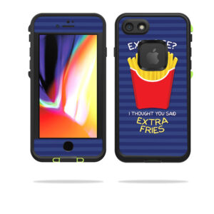 LIFIP8-extra fries Skin for Lifeproof Fre for iPhone SE 2020 7 & 8 - Extra Fries
