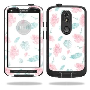 LIFMODTUB2-Paper Flowers Skin for Lifeproof Motorola Droid Turbo 2 Case Fre Wrap Cover Sticker - Paper Flowers