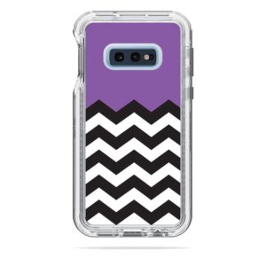 LIFNESA10E-Purple Chevron Skin Decal Wrap for LifeProof Next Case Samsung Galaxy 10E Sticker - Purple Chevron