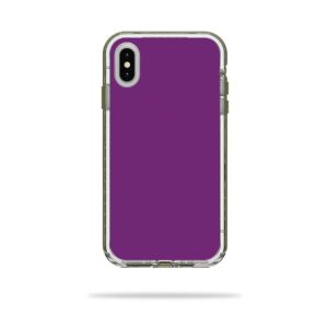 LIFNIPXSM-Solid Purple Skin Decal Wrap for LifeProof NEXT iPhone XS Max Case Sticker - Solid Purple