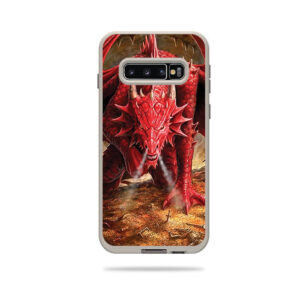 LIFSAG10-Angry Dragon Skin for Lifeproof Fre Case Samsung Galaxy S10 - Angry Dragon