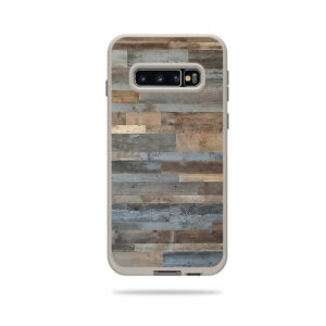 LIFSAG10-Gray Wood Skin for Lifeproof Fre Case Samsung Galaxy S10 - Gray Wood