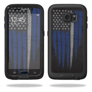 LIFSGS6-Thin White Line Skin for Lifeproof Fre Samsung Galaxy S6 Case Wrap Cover Sticker - Thin White Line