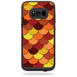 LIFSGS8-Red Scales Skin for Lifeproof Fre Case for Samsung Galaxy S8 - Red Scales