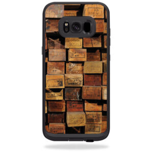 LIFSGS8-Stacked Wood Skin for Lifeproof Fre Case for Samsung Galaxy S8 - Stacked Wood