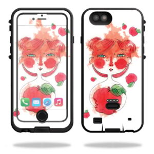 LIPOWIP6-October Apple Skin for Lifeproof Fre Power iPhone 6 & 6S Case Wrap Cover Sticker - October Apple
