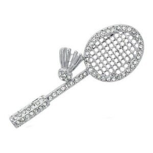 LO2823 Women Imitation Rhodium White Metal Brooches with Top Grade Crystal in Clear