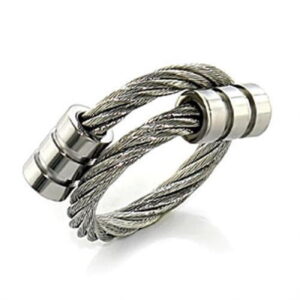 LO395-7 Women Stainless Steel Ring with No Stone in No Stone - Size 7