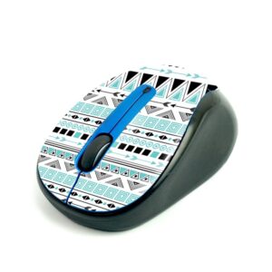 LOGM510-Turquoise Tribal Skin for Logitech M325 Wireless Mouse - Turquoise Tribal
