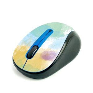 LOGM510-Watercolor White Skin for Logitech M325 Wireless Mouse - Watercolor White