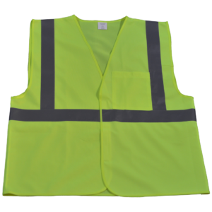 LV2-EC-S-M Safety Vest Economy Line Ansi Class Ii Lime Solid, Small & Medium