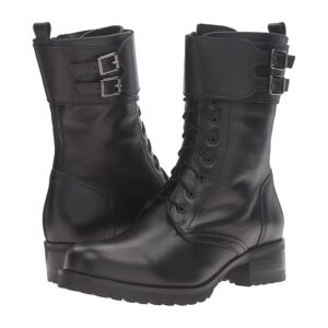 La Canadienne Clair (Black Leather) Women's Lace-up Boots