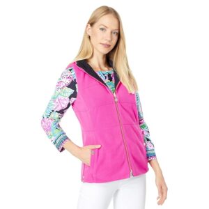Lilly Pulitzer Brooklee Reversible Vest (Bougainvillea Pink) Women's Clothing