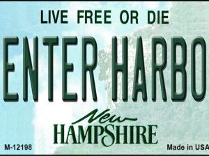 M-12198 3.5 x 2 in. Center Harbor New Hampshire Novelty Metal Magnet