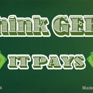 M-13754 3.5 x 2 in. Think Geek Novelty Metal Magnet Tag