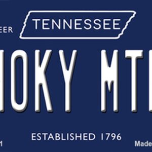 M-13961 3.5 x 2 in. Smoky Mtns Tennessee Blue Novelty Metal Magnet