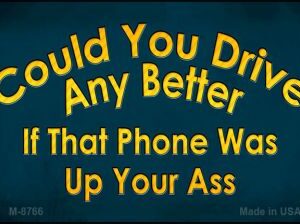 M-8766 3.5 x 2 in. Could You Drive Novelty Metal Magnet