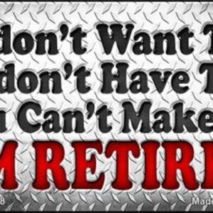 M-8768 3.5 x 2 in. You Cant Make Me Novelty Metal Magnet