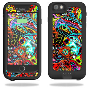 MJH2PIP6PL-Acid Trippy Skin for Mophie Juice Pack H2Pro for iPhone 6 Plus & 6S Plus Case Wrap Cover Sticker - Acid Trippy