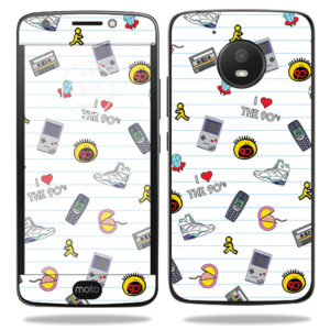 MOMOE4-Love The 90s Skin for Motorola Moto E4, Love The 90s