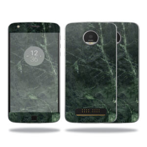 MOMZPL-Green Marble Skin for Motorola Moto Z Play Sticker Wrap Cover Sticker - Green Marble