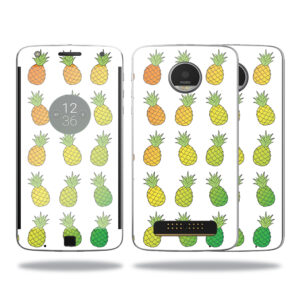MOMZPL-Rainbow Pineapples Skin for Motorola Moto Z Play Sticker Wrap Cover Sticker - Rainbow Pineapples