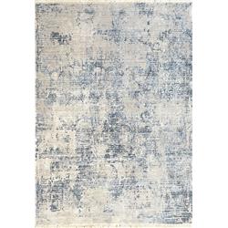 MZ358451150 Mood 3 x 5 ft. Ivory & Blue Area Rug
