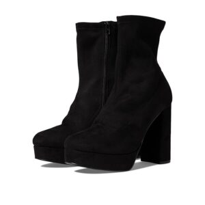 Madden Girl Orchid (Black Micro) Women's Shoes