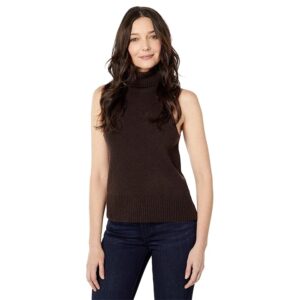 Madewell St Vincent Turtleneck Tank (Heather Molasses) Women's Clothing