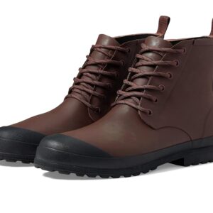 Madewell The Lace-Up Lugsole Rain Boot (Dark Cabernet) Women's Shoes
