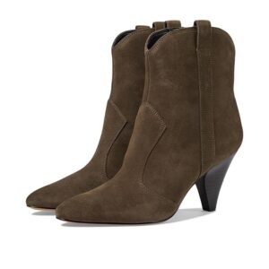 Marc Fisher LTD Carissa (Dark Green Suede) Women's Boots