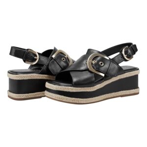 Marc Fisher LTD Renda (Black Leather) Women's Sandals
