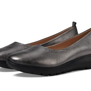 Marc Joseph New York Jamie Street (Pewter Metallic) Women's Flat Shoes