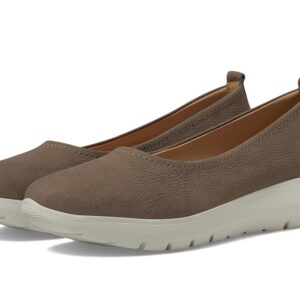 Marc Joseph New York Jamie Street (Taupe Nobuck) Women's Flat Shoes