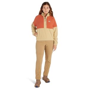 Marmot Retro Rocklin 1/2 Zip (Light Oak/Auburn) Women's Coat