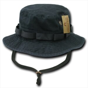 Military Boonie Hats, Black, Small