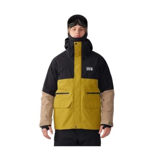 Mountain Hardwear First Tracks Jacket (Dark Bolt/Trail Dust) Men's Clothing